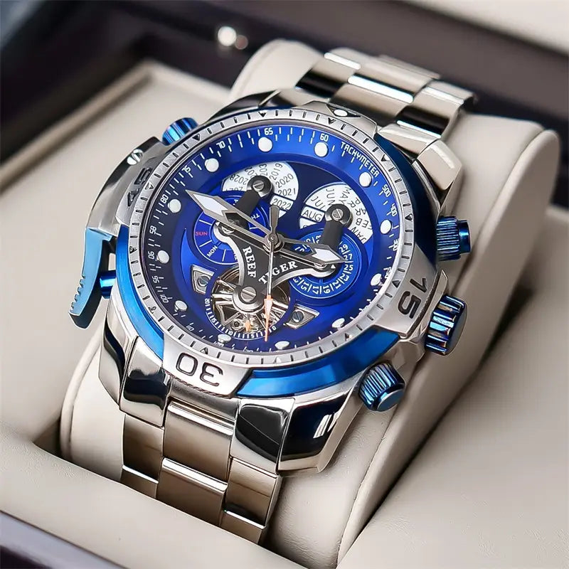 Rose Gold Steel Strip Dream in Blue Black