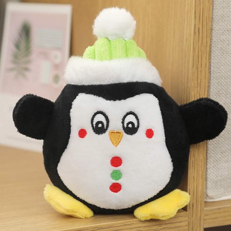 Dog pet plush Christmas toys containing BB - Penguin Little