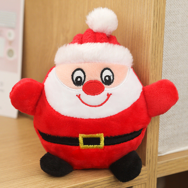 Dog pet plush Christmas toys containing BB - Santa Little