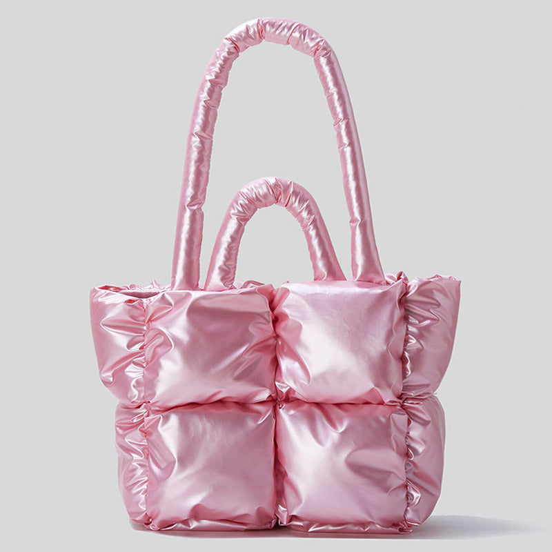 Chromatic Burst Global Luxury Fashion Bag - Bright powder / C