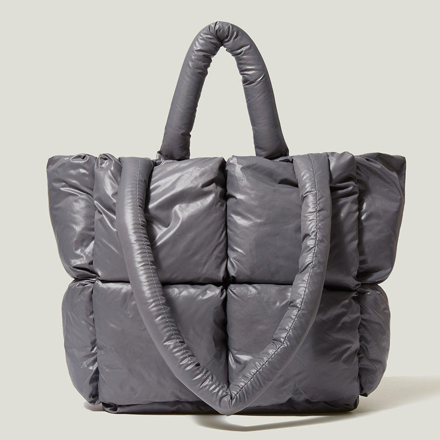Chromatic Burst Global Luxury Fashion Bag - Grey