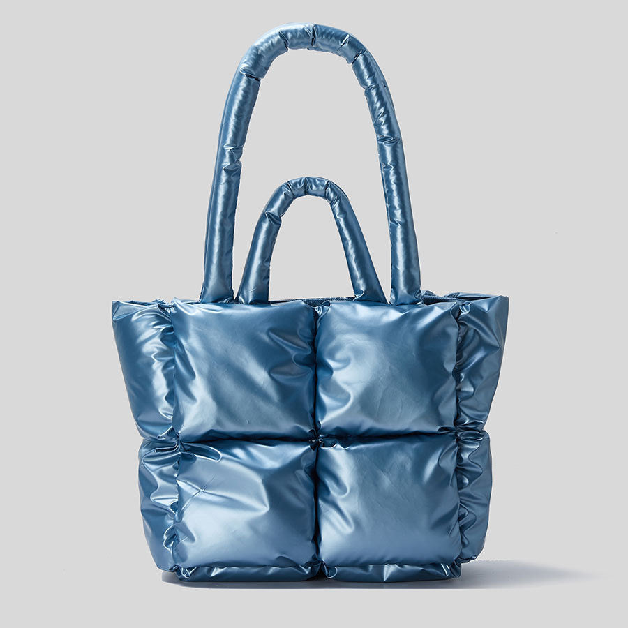Chromatic Burst Global Luxury Fashion Bag - Peacock blue / C