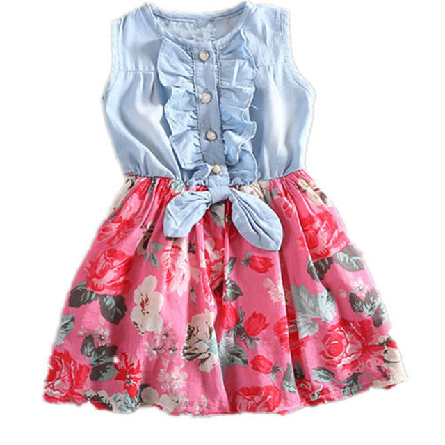 Dress Kids Clothes Teen Child Toddler Baby Girl Girls For - Red / 3to4t