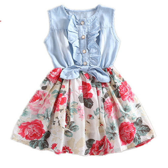 Dress Kids Clothes Teen Child Toddler Baby Girl Girls For - White / 3to4t