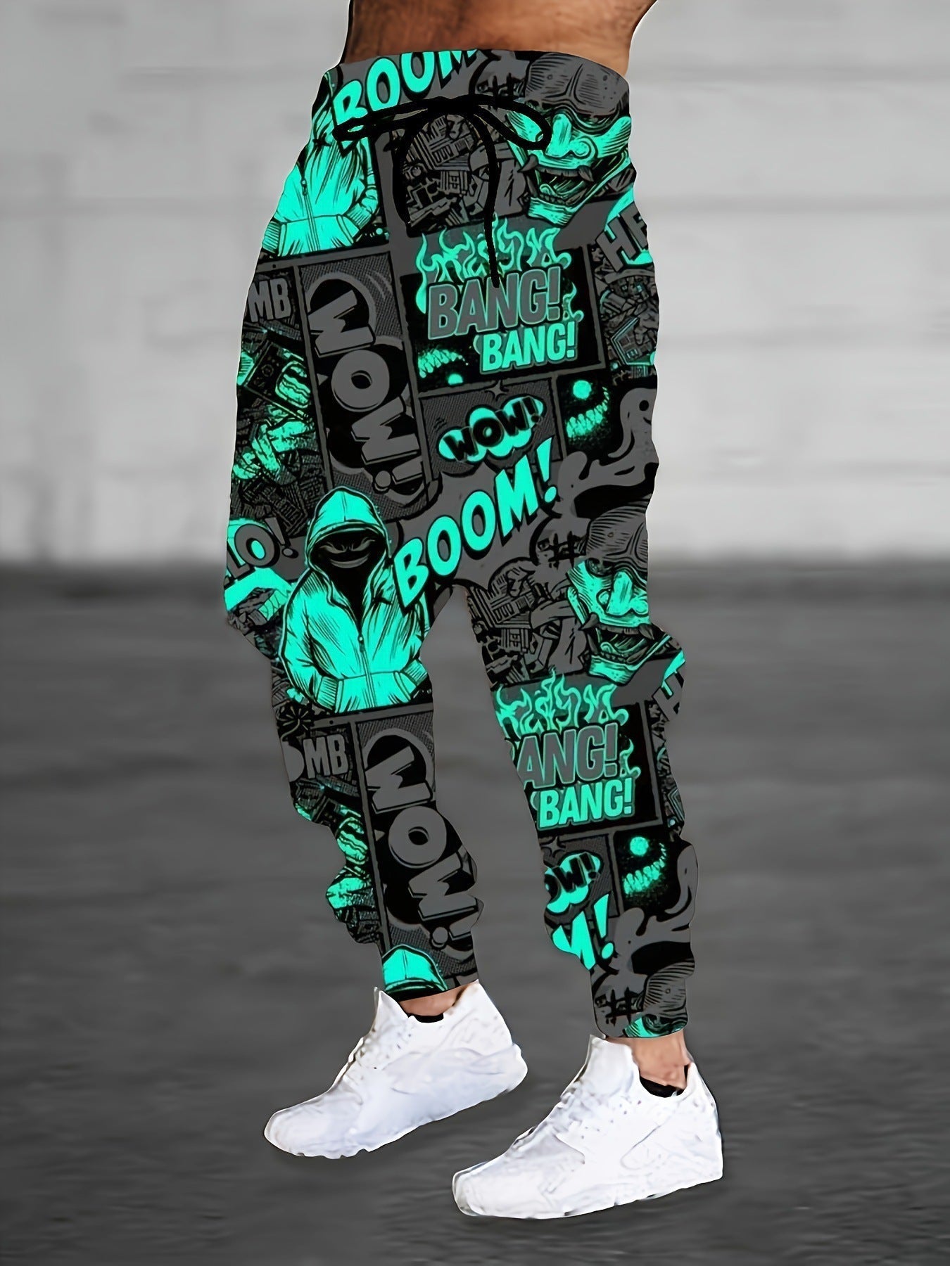Men’s Colorful Printing Sports Casual Sweatpants - CK140352 / S