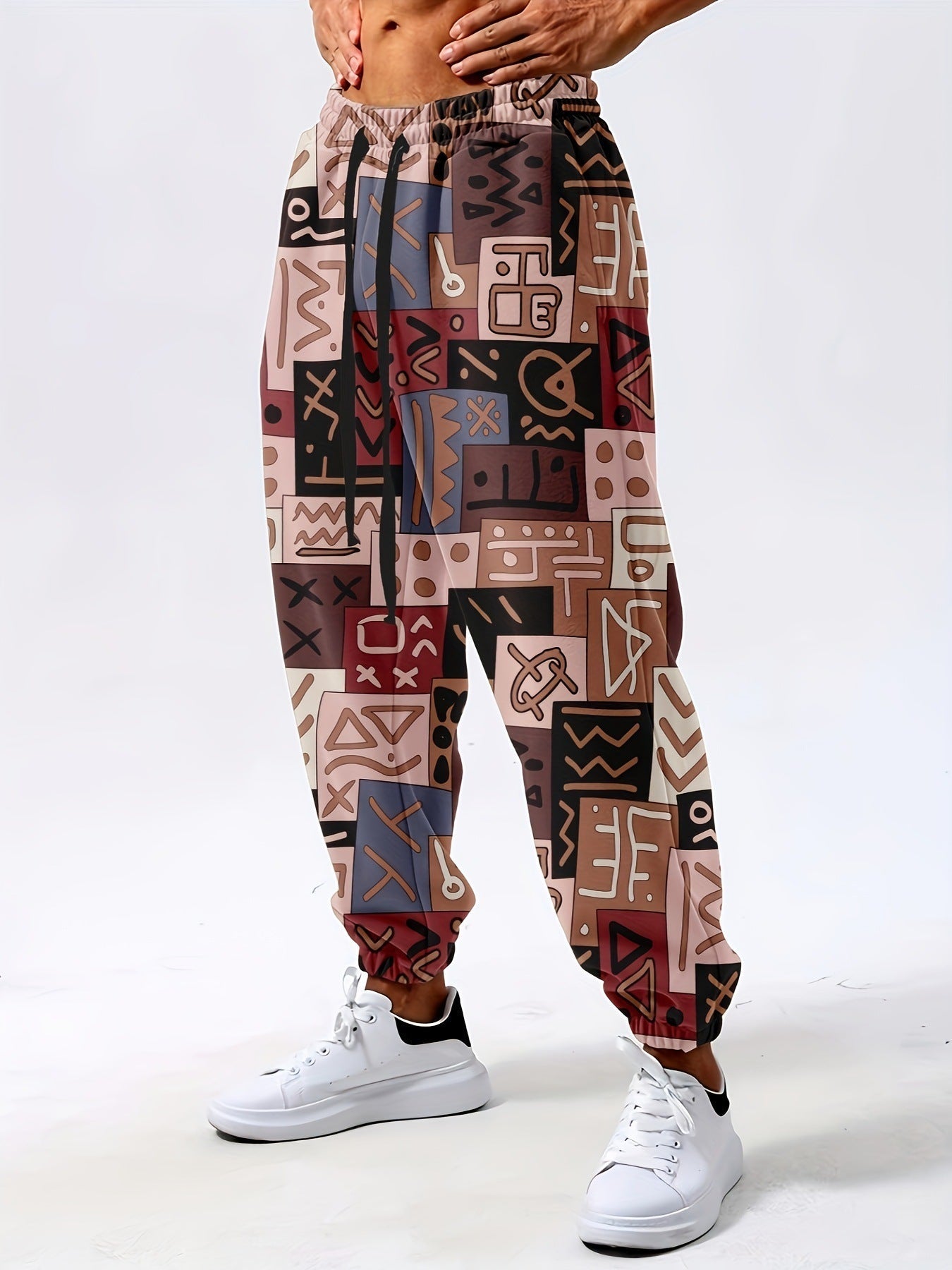 Men’s Colorful Printing Sports Casual Sweatpants - CK140347 / S