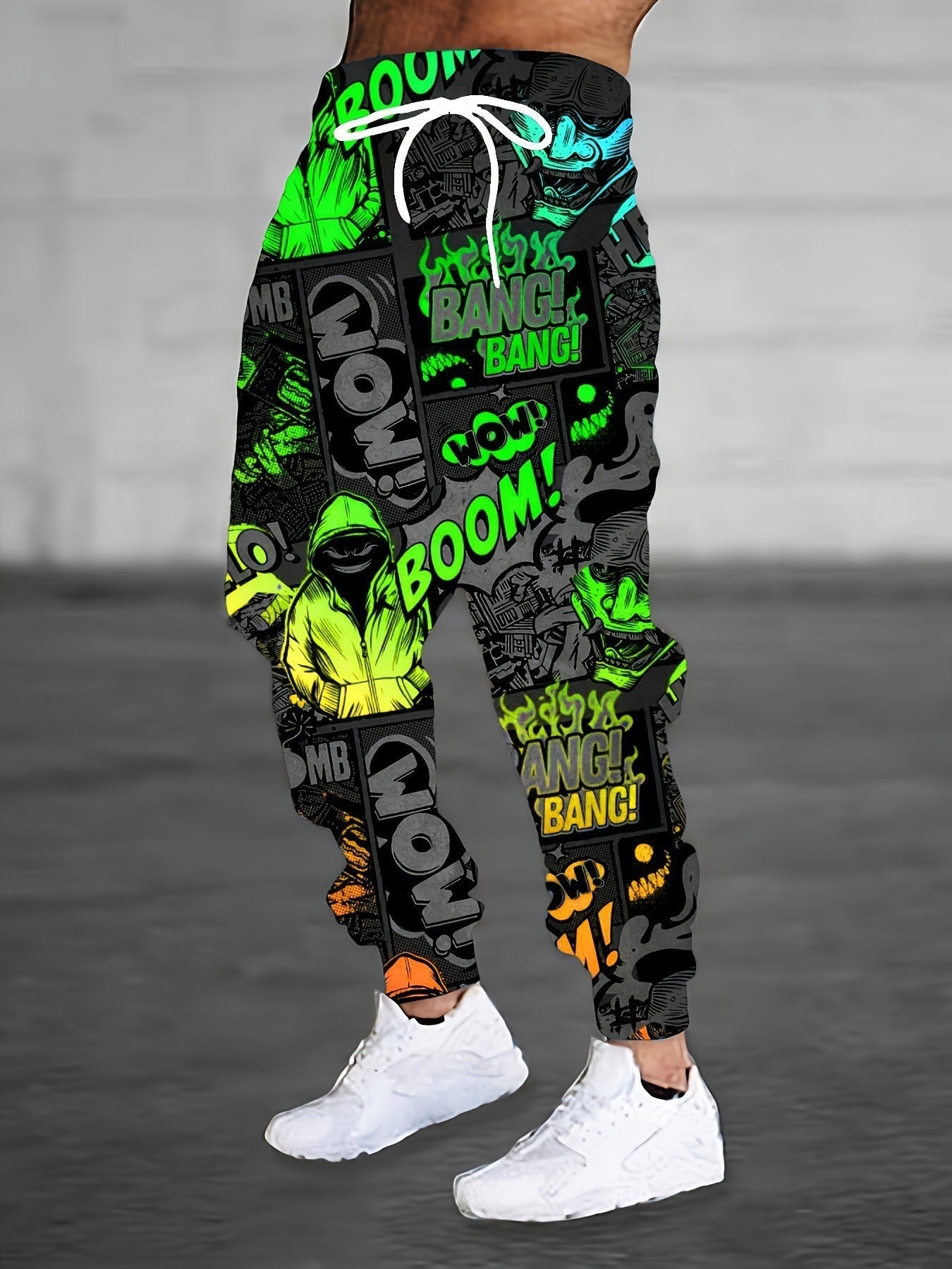 Men’s Colorful Printing Sports Casual Sweatpants - CK140353 / S
