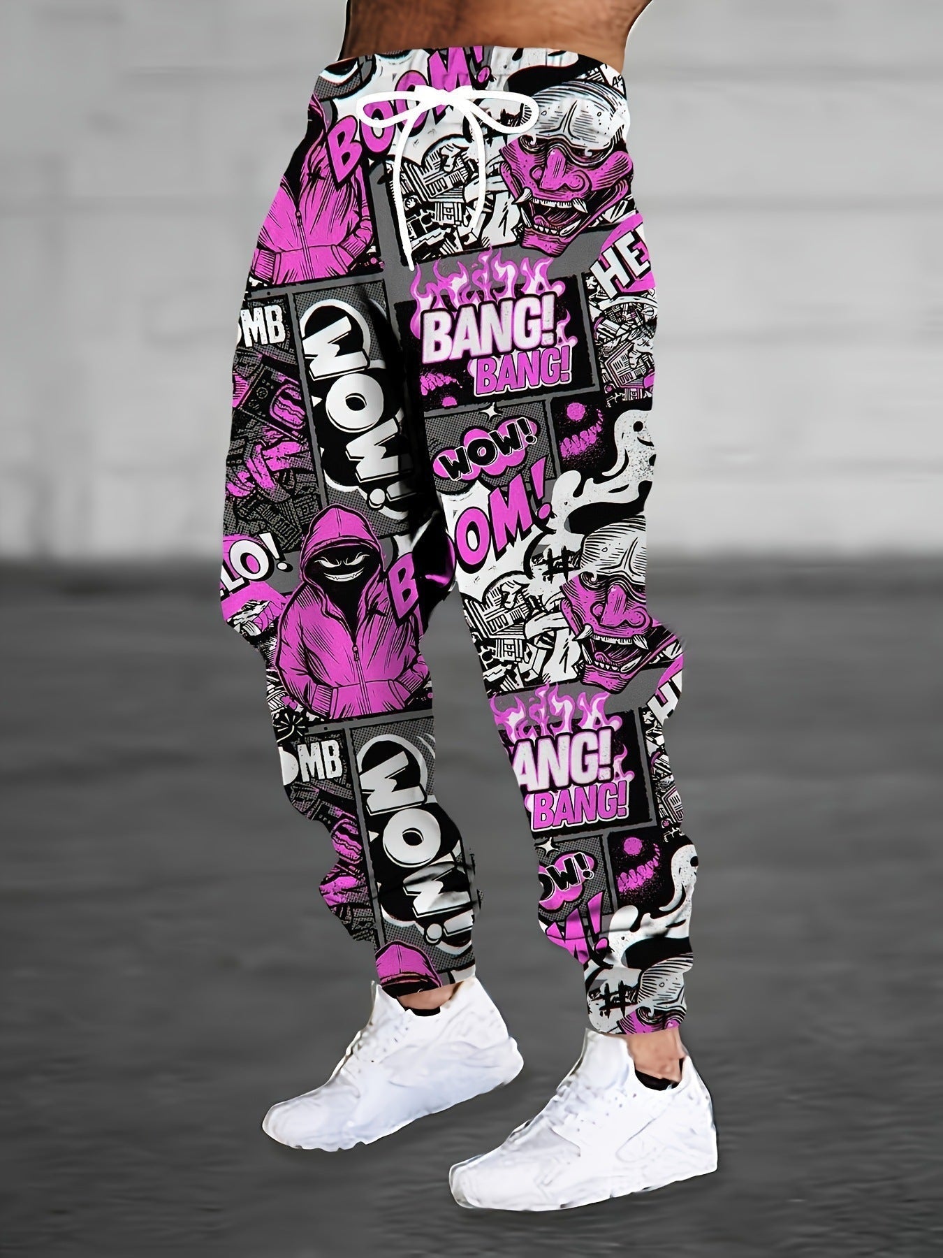 Men’s Colorful Printing Sports Casual Sweatpants - CK140354 / S