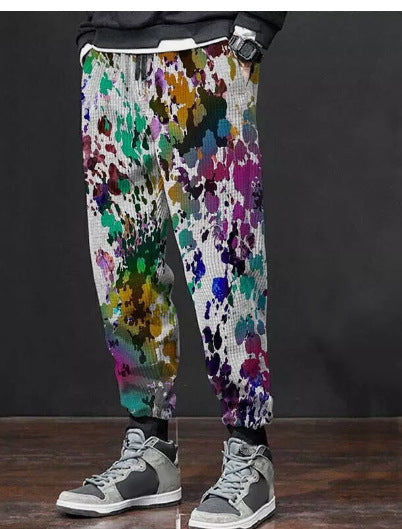 Men’s Colorful Printing Sports Casual Sweatpants - CK140358 / S