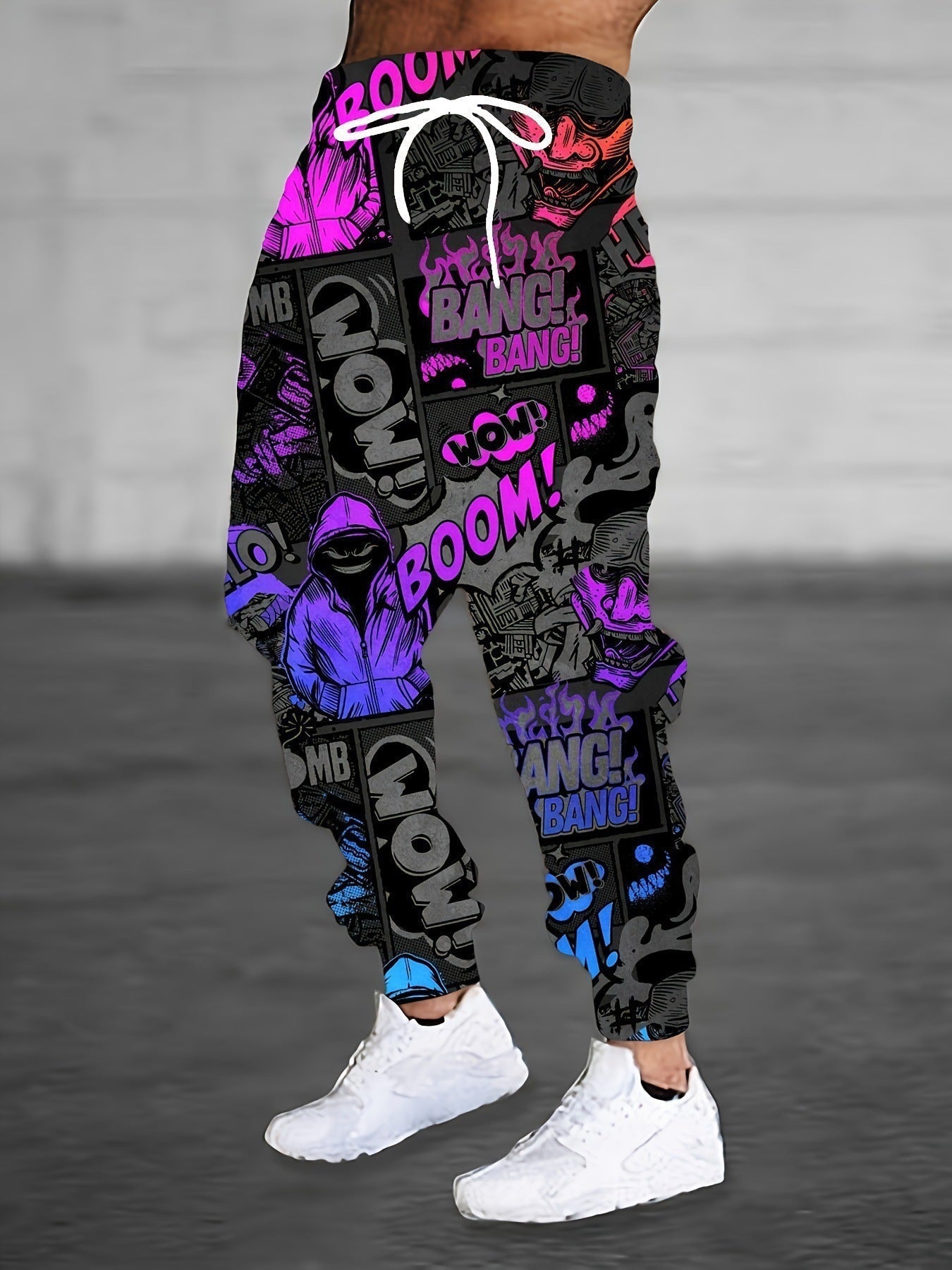Men’s Colorful Printing Sports Casual Sweatpants - CK140357 / S