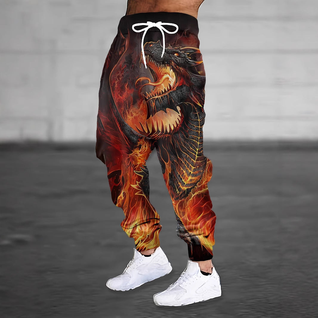 Men’s Colorful Printing Sports Casual Sweatpants