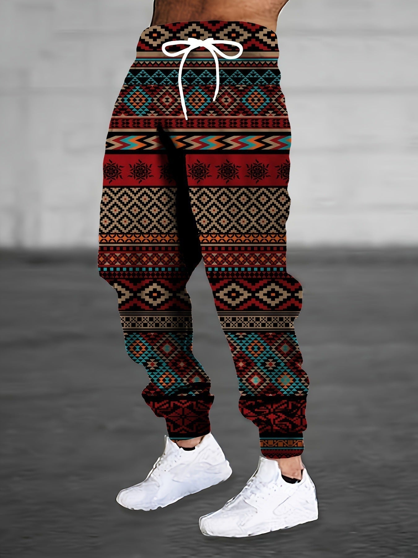 Men’s Colorful Printing Sports Casual Sweatpants - CK140348 / S