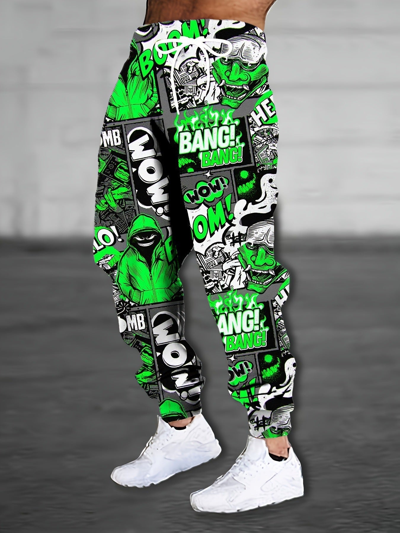 Men’s Colorful Printing Sports Casual Sweatpants - CK140356 / S