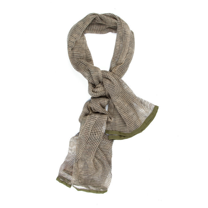 Men’s Long Camouflage Multi-purpose Camouflage Breathable Outdoor Scarf