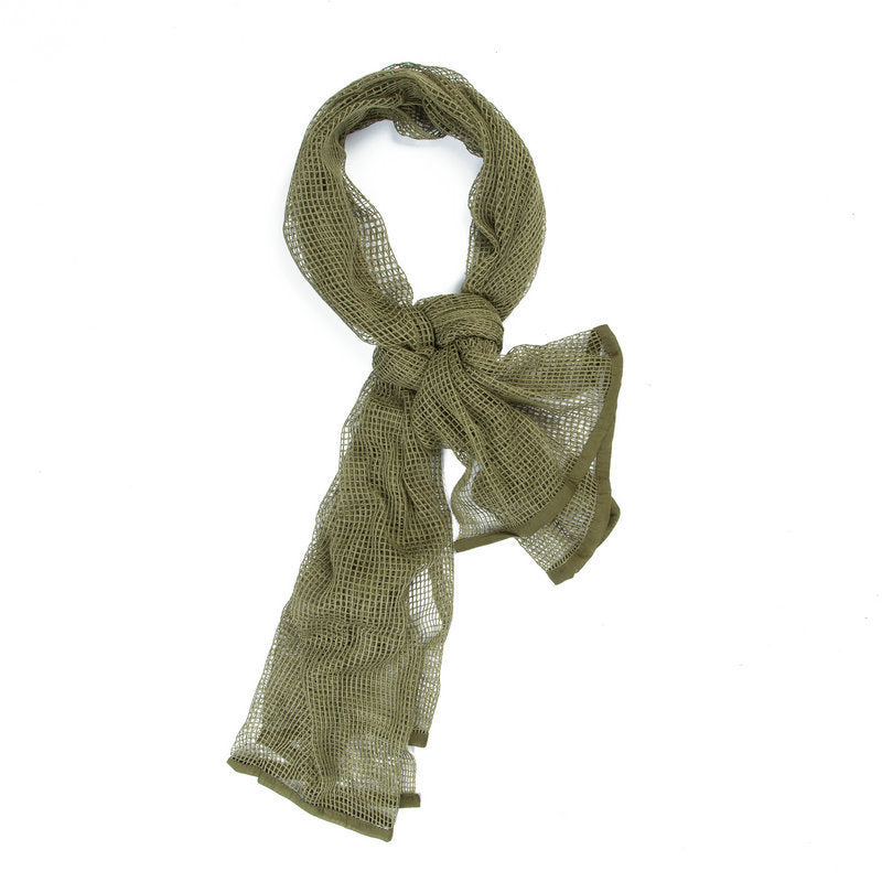 Men’s Long Camouflage Multi-purpose Camouflage Breathable Outdoor Scarf - Green / Free Size