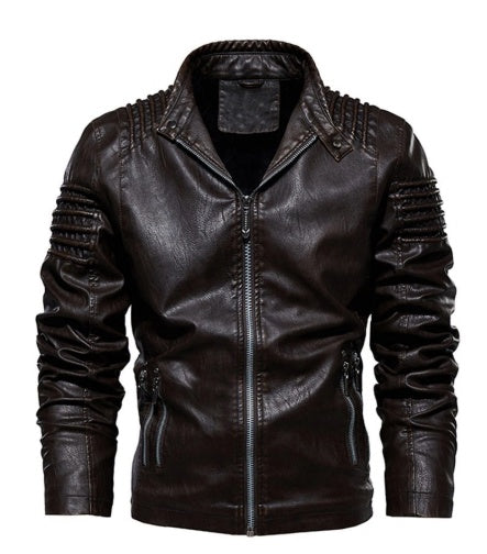 CORSAIR RIDER LEATHER JACKET - Black / 3XL