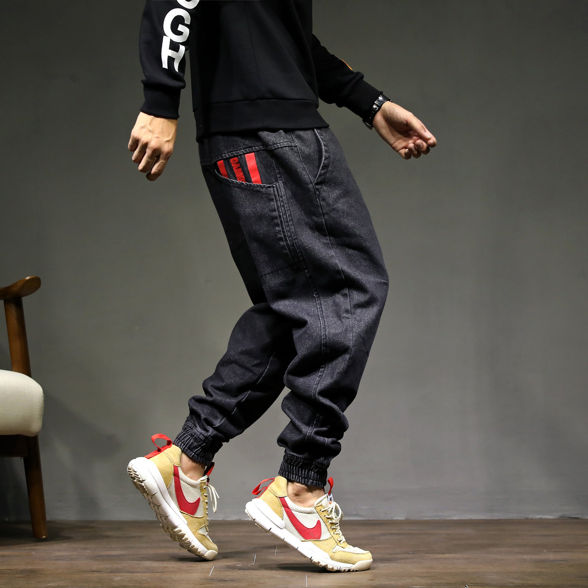 Large size Japanese harem pants
