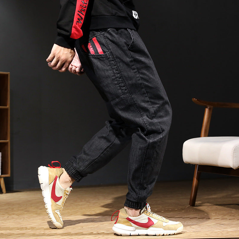 Large size Japanese harem pants - Black / 40