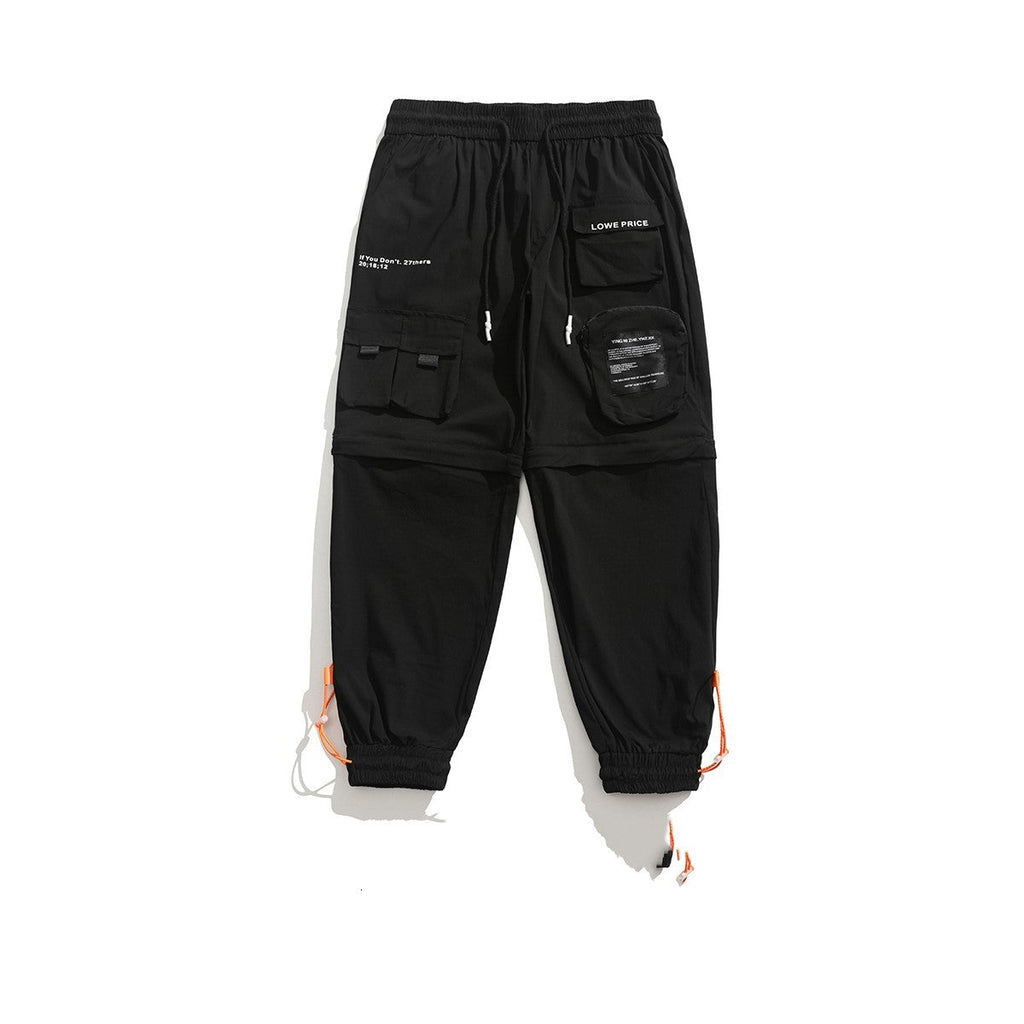 Workwear casual pants three-dimensional multi-pocket loose