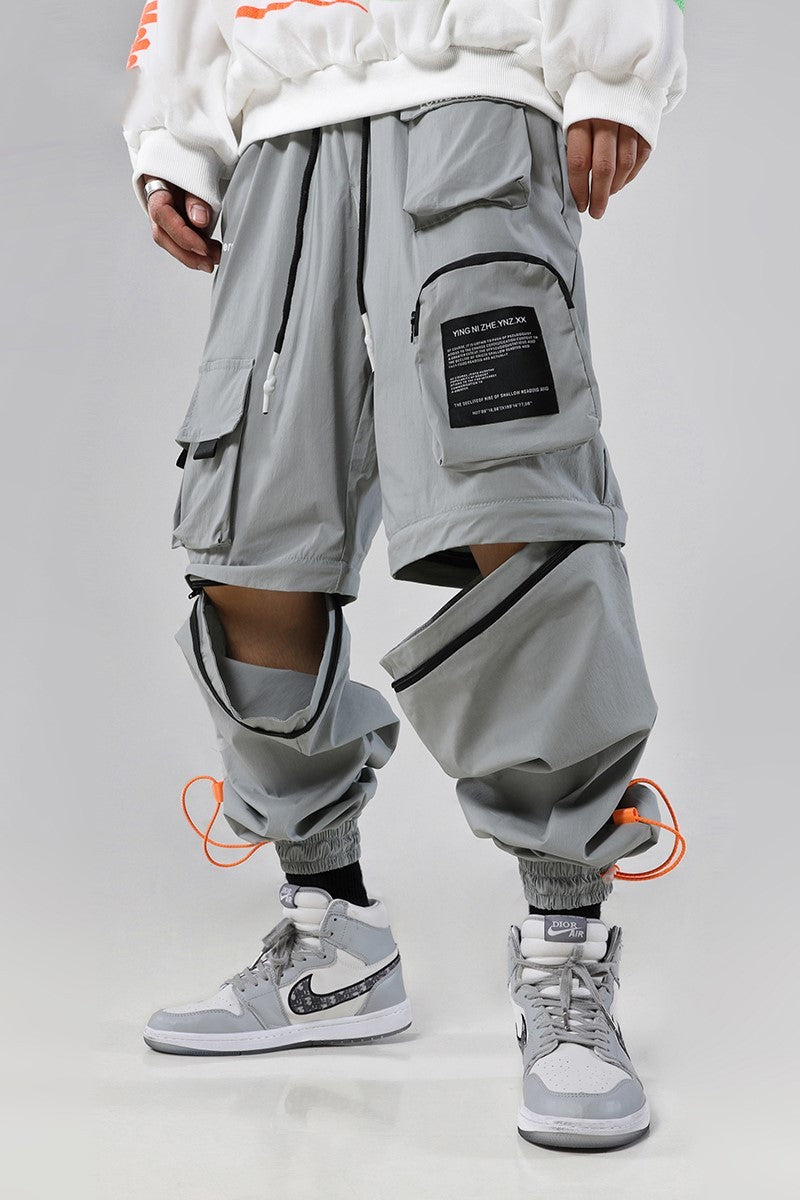 Workwear casual pants three-dimensional multi-pocket loose
