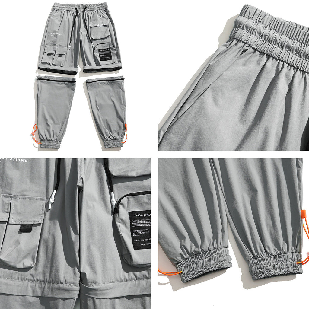 Workwear casual pants three-dimensional multi-pocket loose