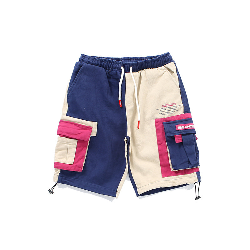 Cargo pants and shorts for men - Picture color / XXL