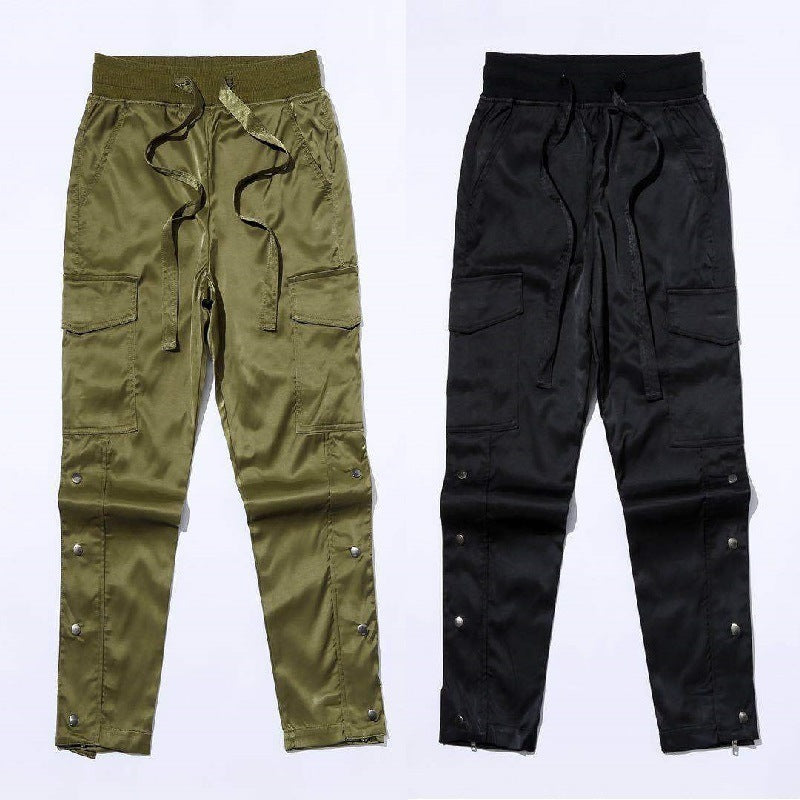 Men’s Velcro Buttoned Cargo Pants