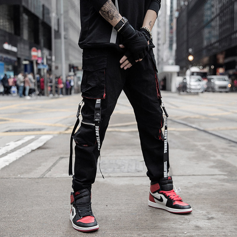 Autumn Hip-hop Thin Men’s Trendy Overalls