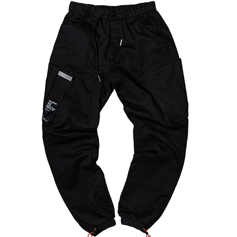 Pocket stitching sports trousers