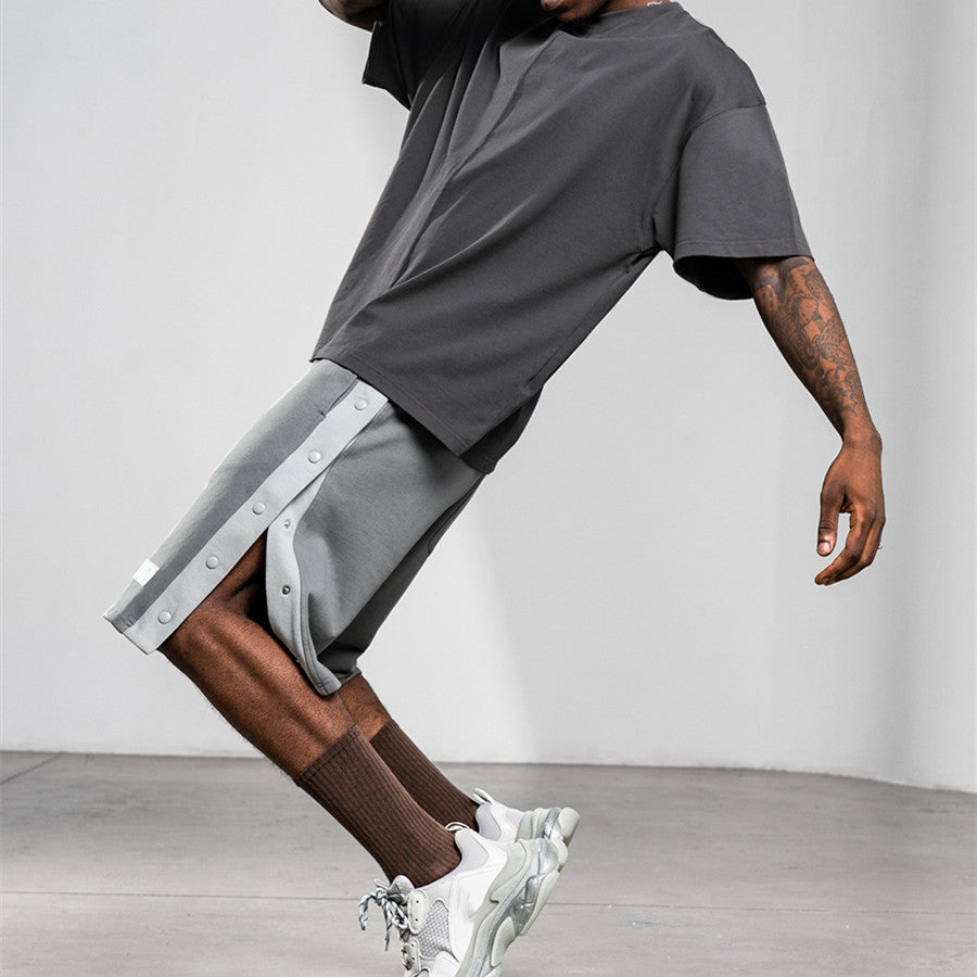 Men’s Cotton Loose Casual Running Fitness Sports Five Shorts