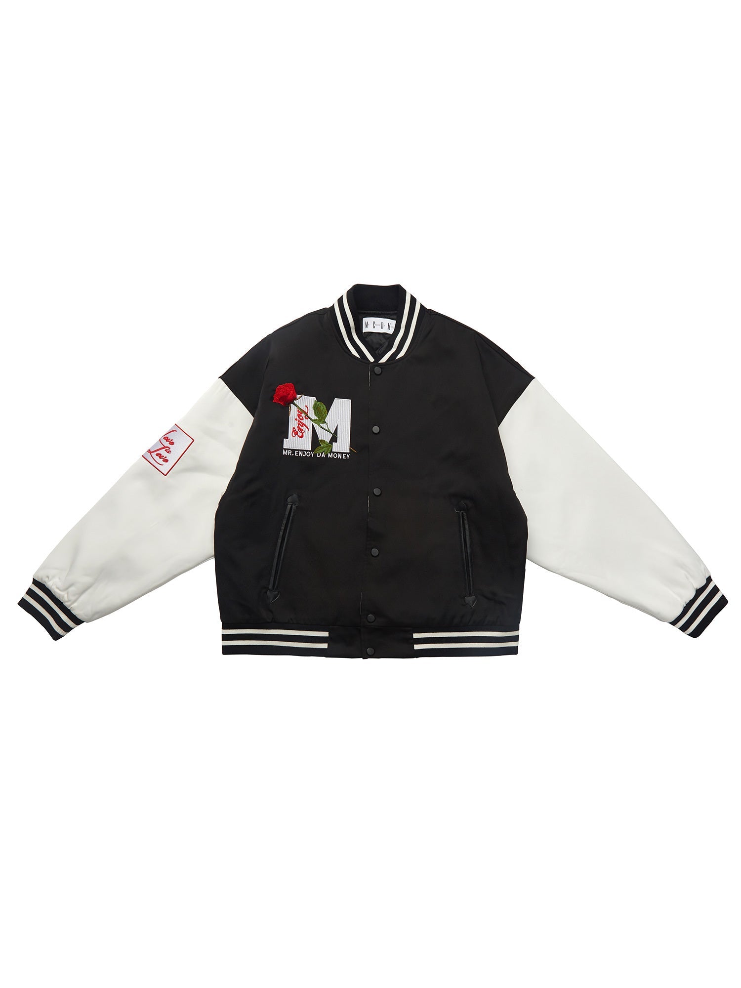 Cotton Men’s Autumn And Winter Season Trend Thickened Baseball Uniform Jacket