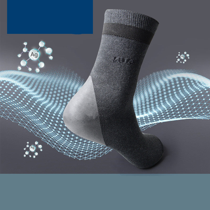 Cotton Socks With Soft Bottom And Moisturizing Repair - Mixed colors4 double packs / One size