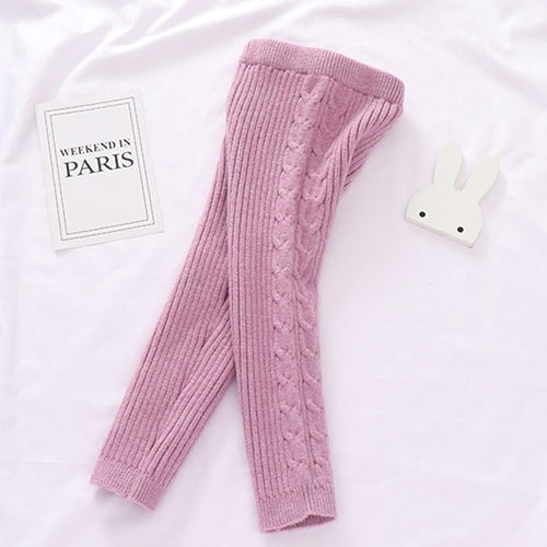 Kids Sweaters Baby Boy Girl Winter knit Sweater Pants - Pink / 73cm / B