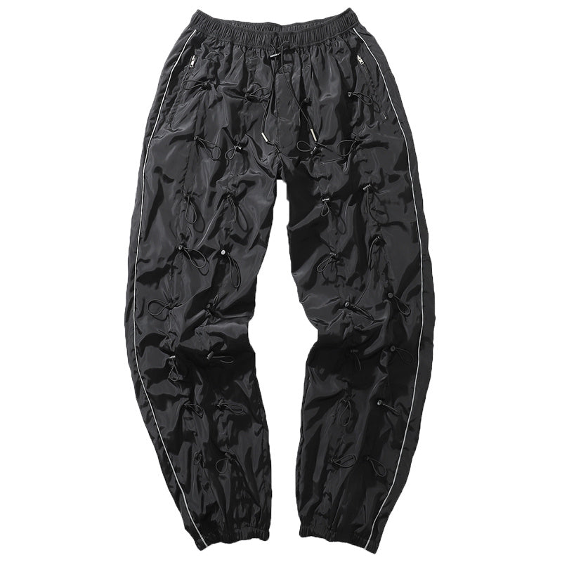 Casual reflective leg pants