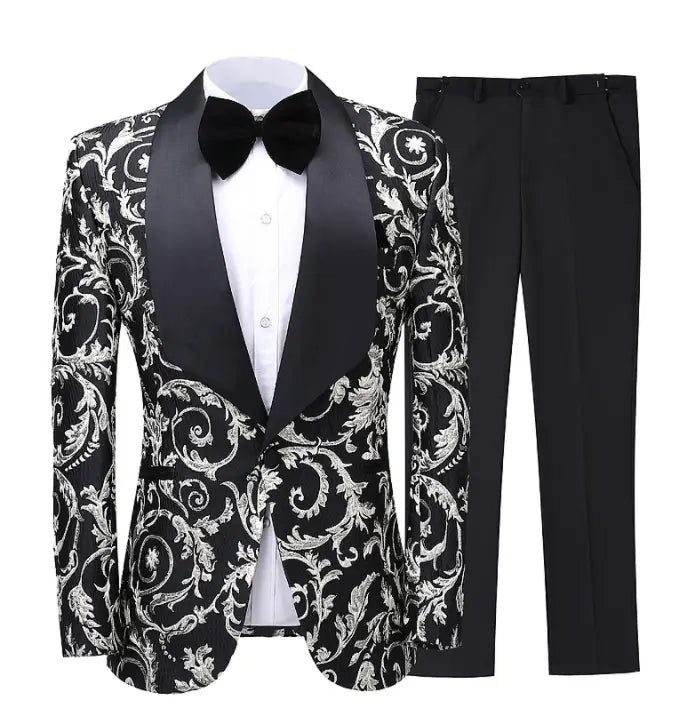 Two-piece suit men’s suit