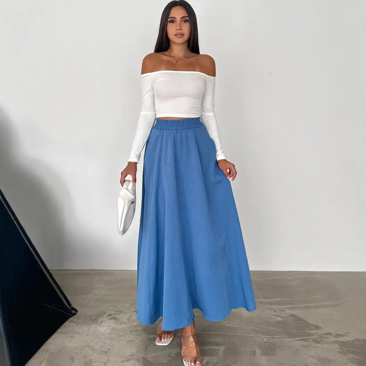 European And American Leisure A- Line Loose Fashion Women’s Wear Long Dress