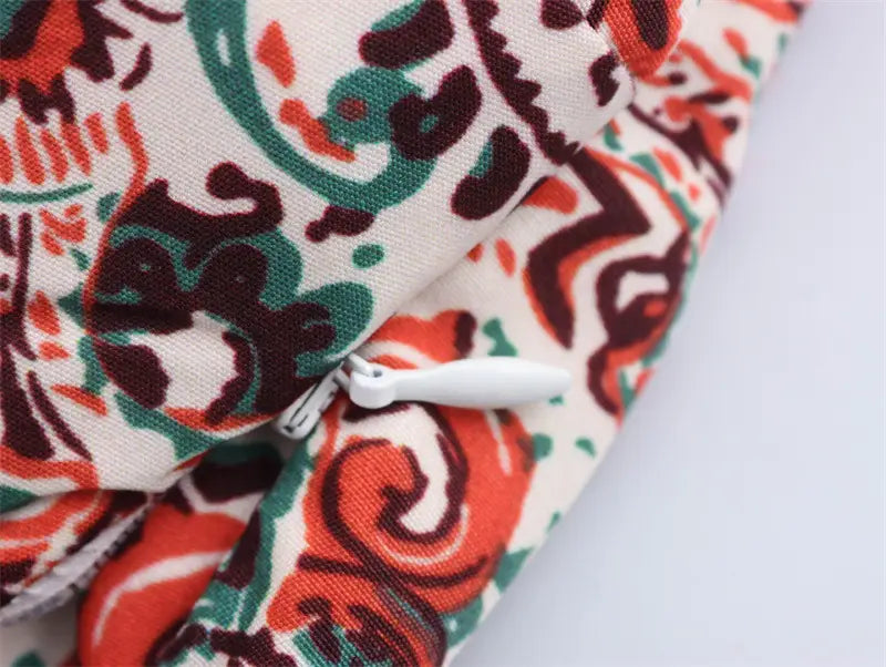 Printed Vacation Style Printed Two-piece Sling