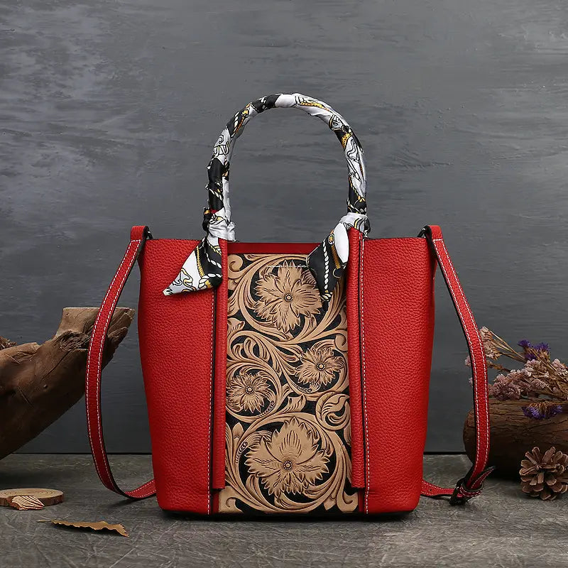 Fashion New Embossed Leather Women’s Bag