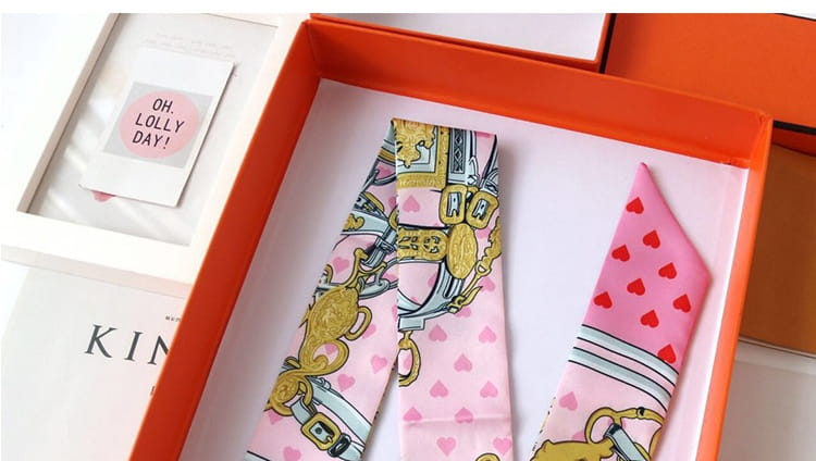 Ribbon Thin Narrow Bag Handle Scarves Decoration