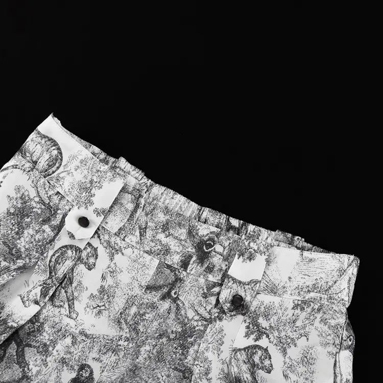 Global Luxury Fashion Animal Print Vacation Top