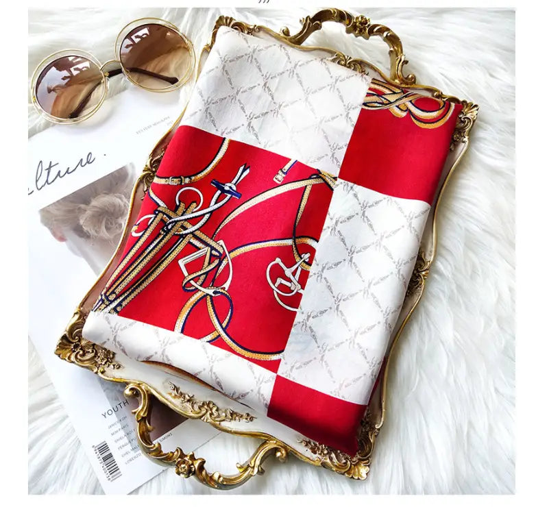 Women’s Silk Scarf Spring And Autumn Thin Mother Style
