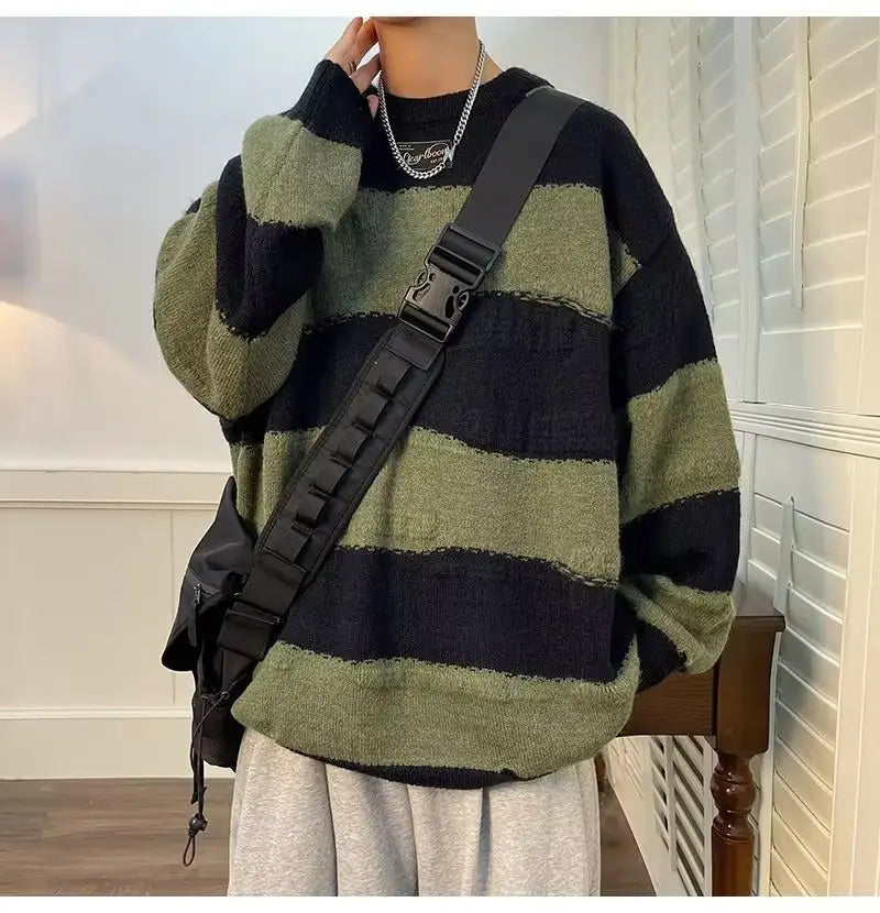 Simple All-match Round Neck Pullover Sweater