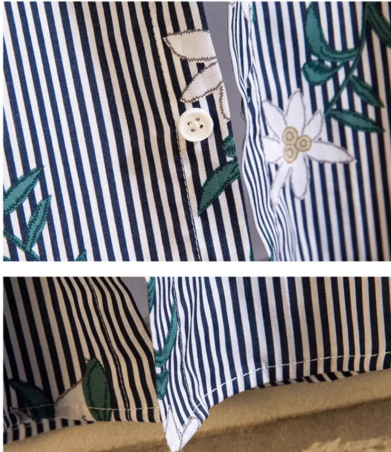Fashion Casual Floral Shirt For Men