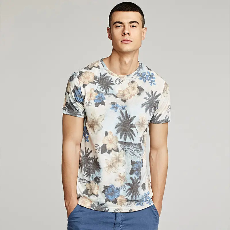 Men’s short sleeve T-shirt round neck