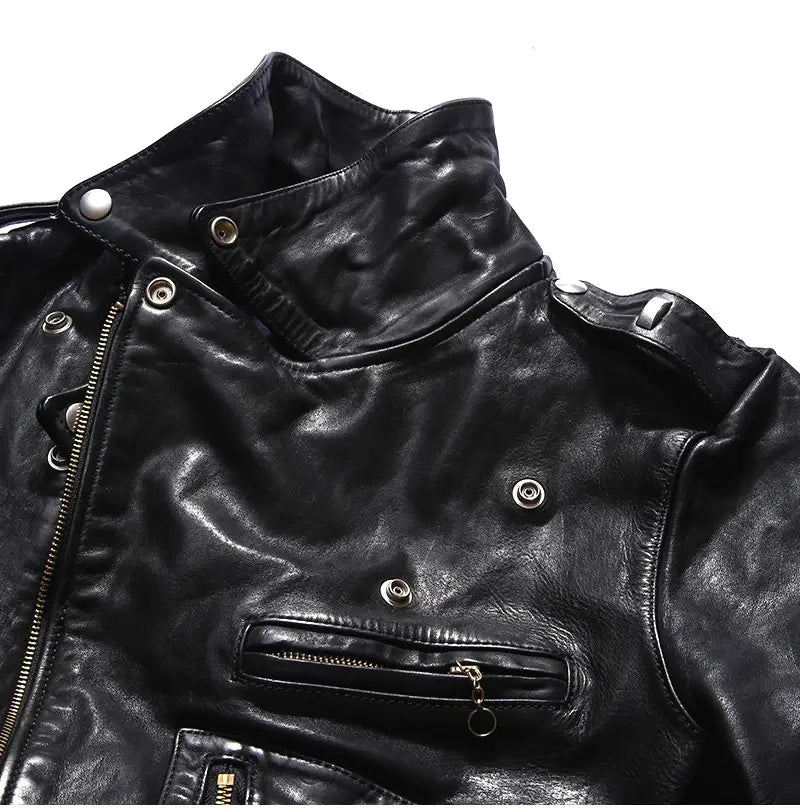 Men’s Horse Leather Motorcycle Riding Motorcycle Clothing