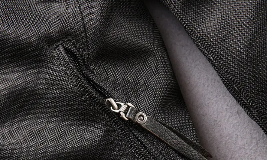 Men’s Genuine Leather Stand Collar Slim Motorcycle Suit