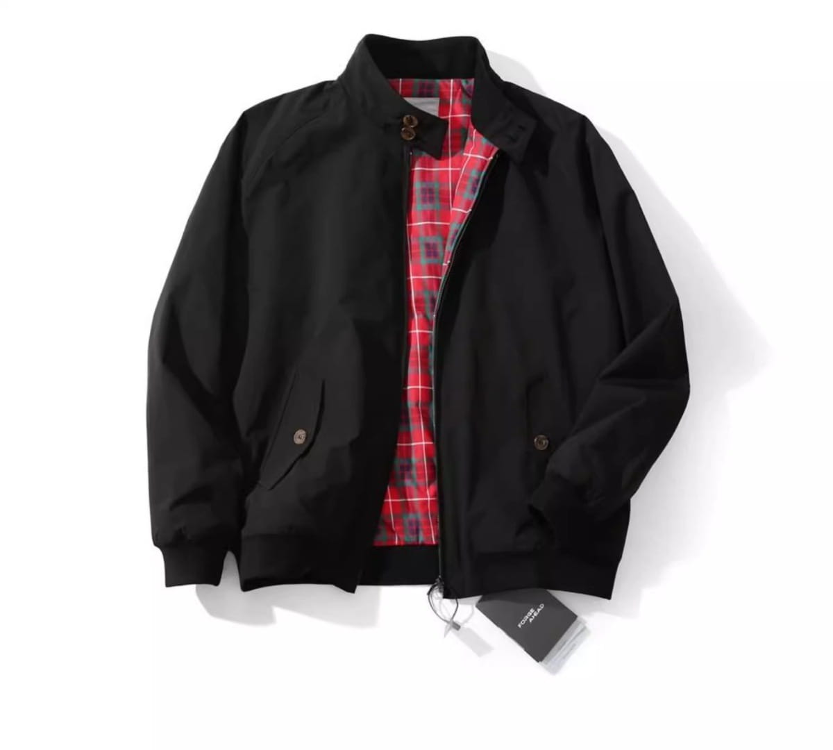 American Retro Tough Guy Flight Jacket Stand Collar Coat For Men