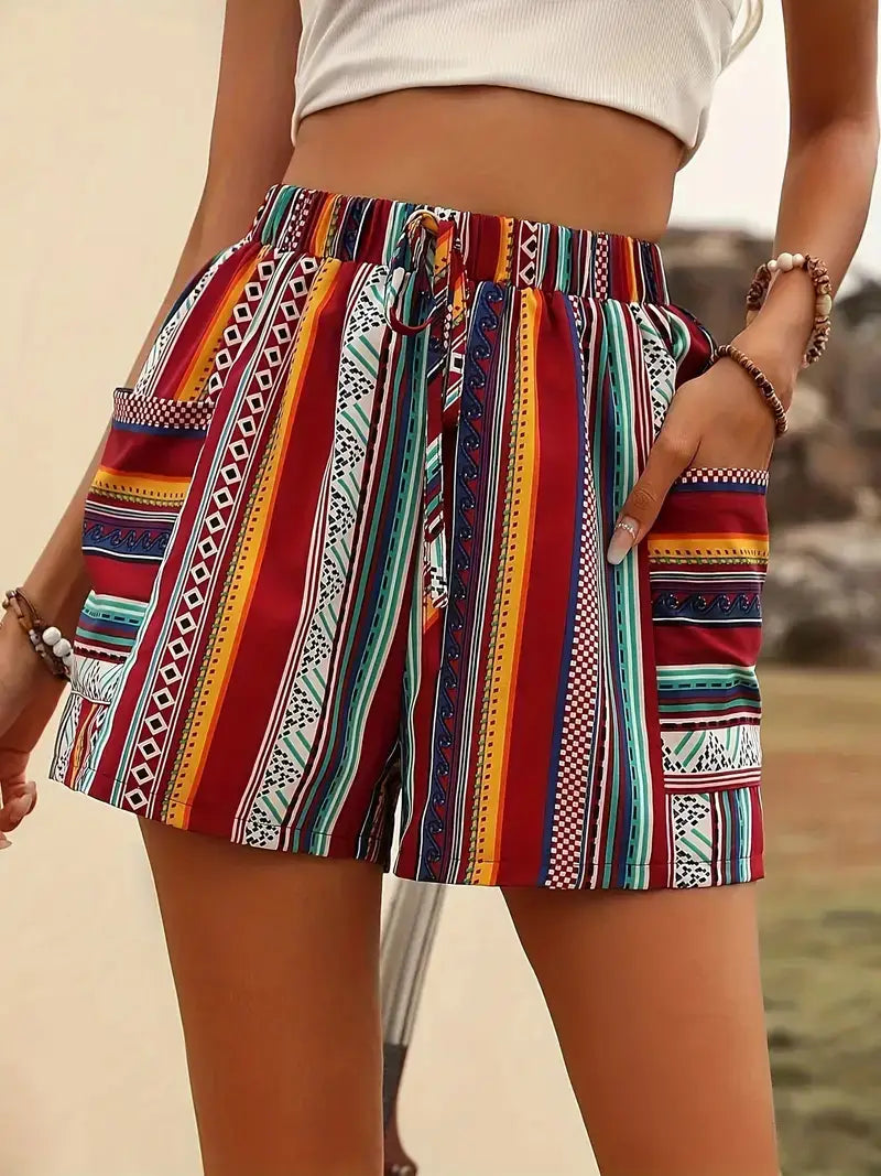 Holiday Fashion Casual Shorts For Women