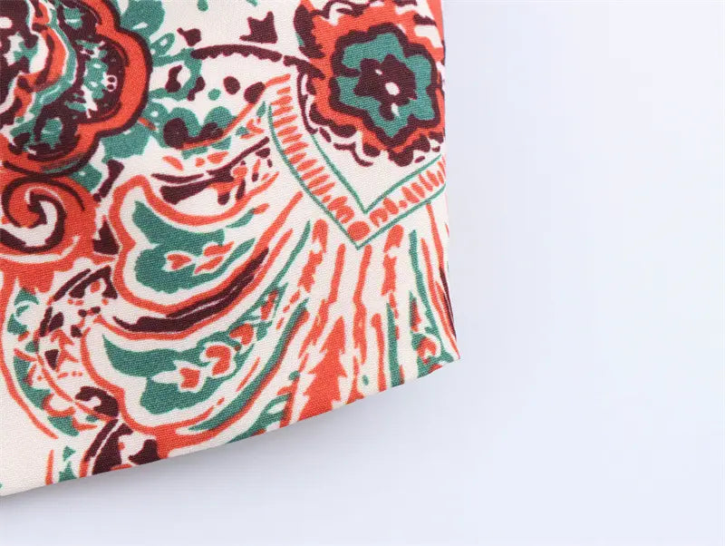 Printed Vacation Style Printed Two-piece Sling