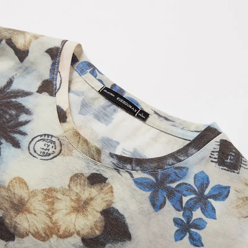 Men’s short sleeve T-shirt round neck